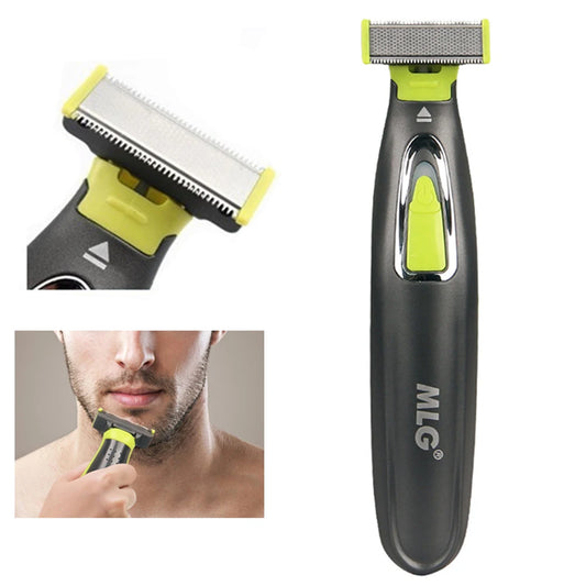 Navalha de barba recarregável lavável elétrica para homens, aparador corporal, máquina de barbear, aparadores de cabelo, cuidados faciais, limpeza