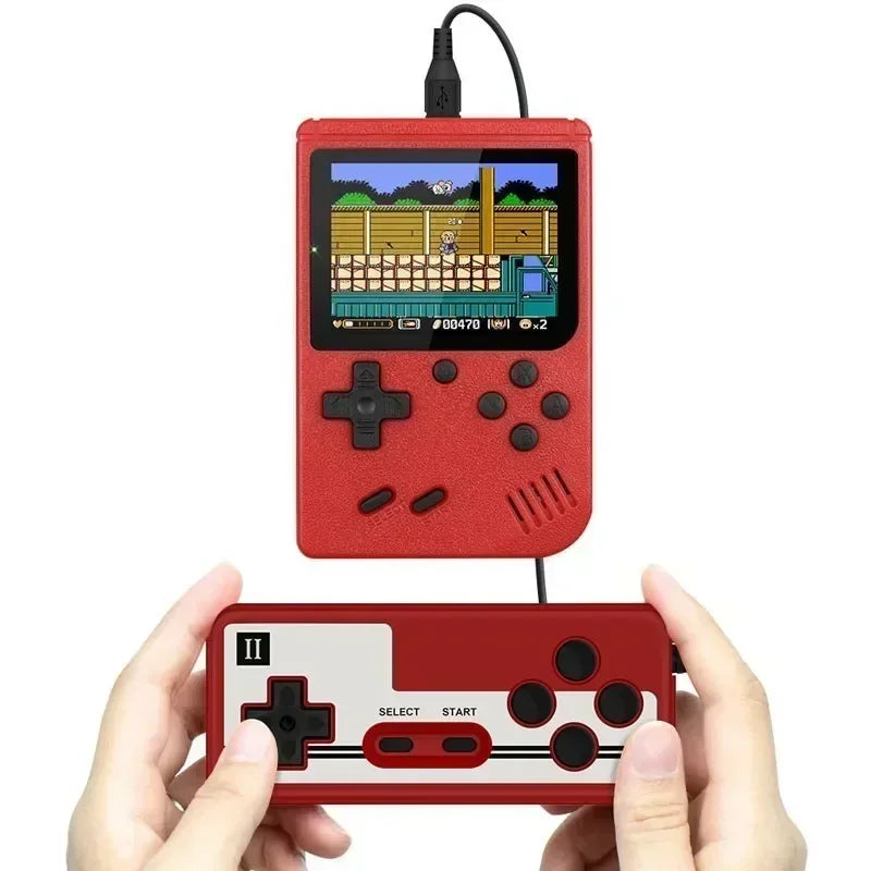 Portátil Retro Mini Console de Videogame, 8-Bit Handheld Player, Embutido 400 Jogos, AV Out, Console para Menino, Novo