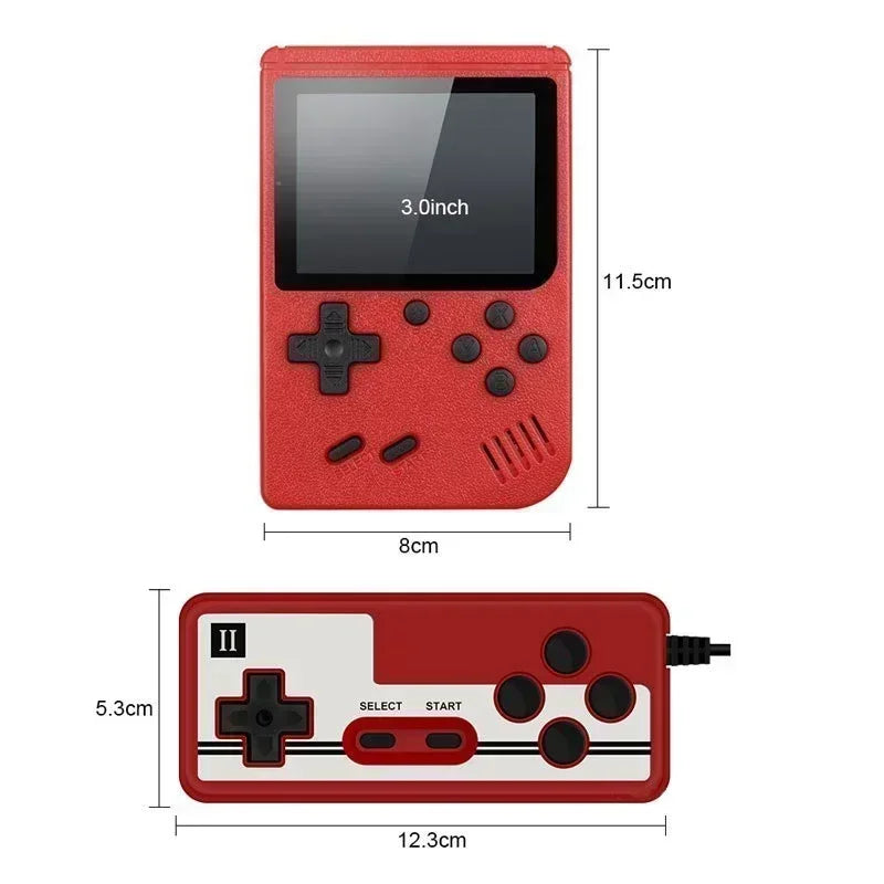 Portátil Retro Mini Console de Videogame, 8-Bit Handheld Player, Embutido 400 Jogos, AV Out, Console para Menino, Novo