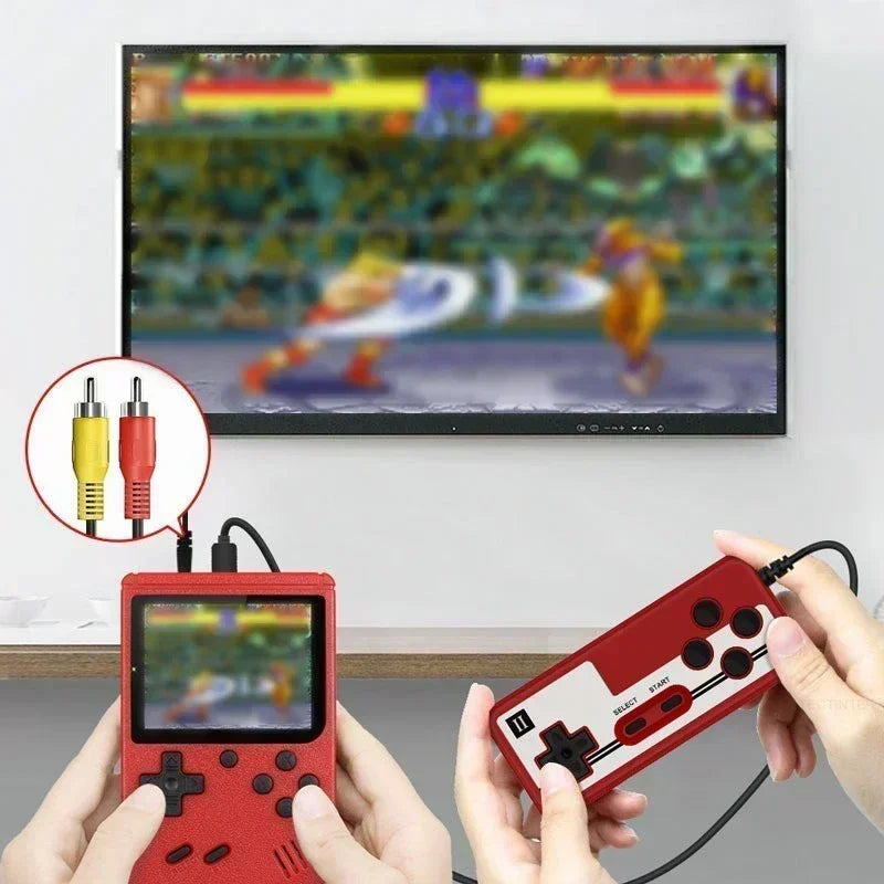 Portátil Retro Mini Console de Videogame, 8-Bit Handheld Player, Embutido 400 Jogos, AV Out, Console para Menino, Novo