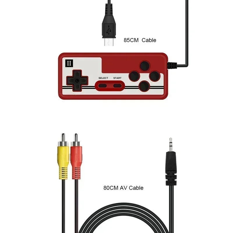 Portátil Retro Mini Console de Videogame, 8-Bit Handheld Player, Embutido 400 Jogos, AV Out, Console para Menino, Novo